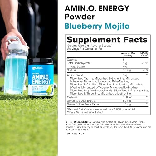 Optimum Nutrition Essential AMIN.O. ENERGY 270g packaging