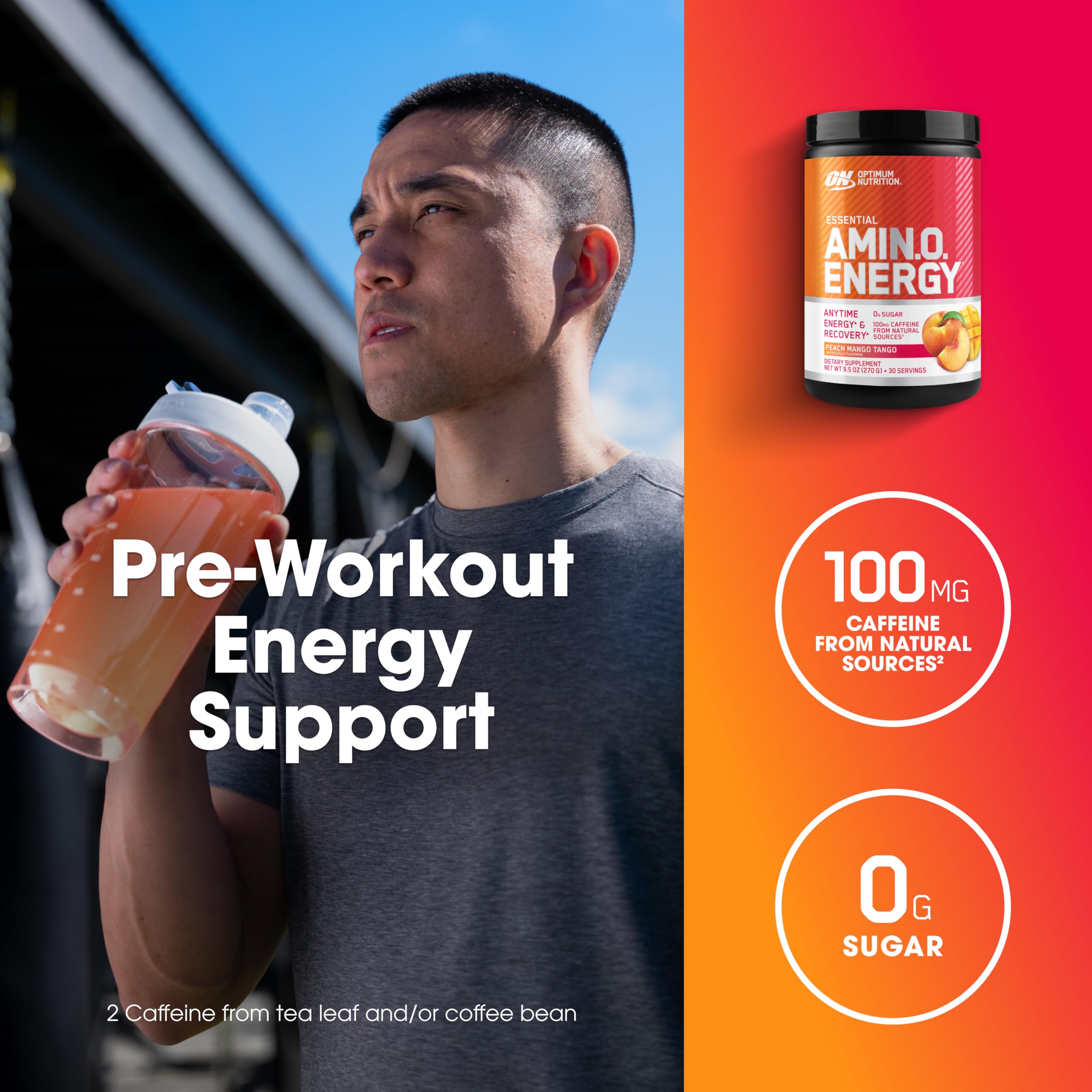 Optimum Nutrition Essential AMIN.O. ENERGY 270g with scoop