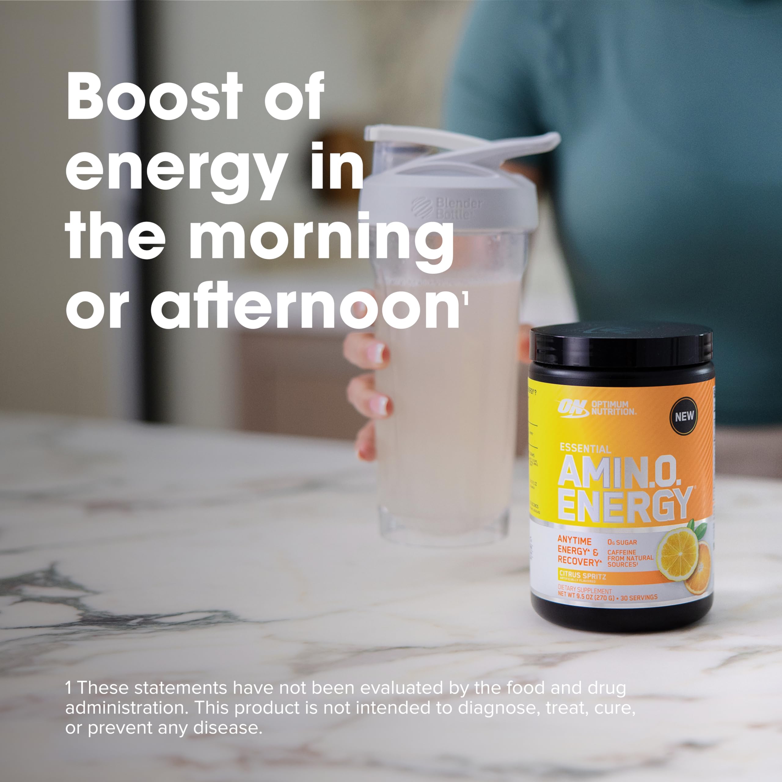 Optimum Nutrition Essential AMIN.O. ENERGY 270g with shaker bottle