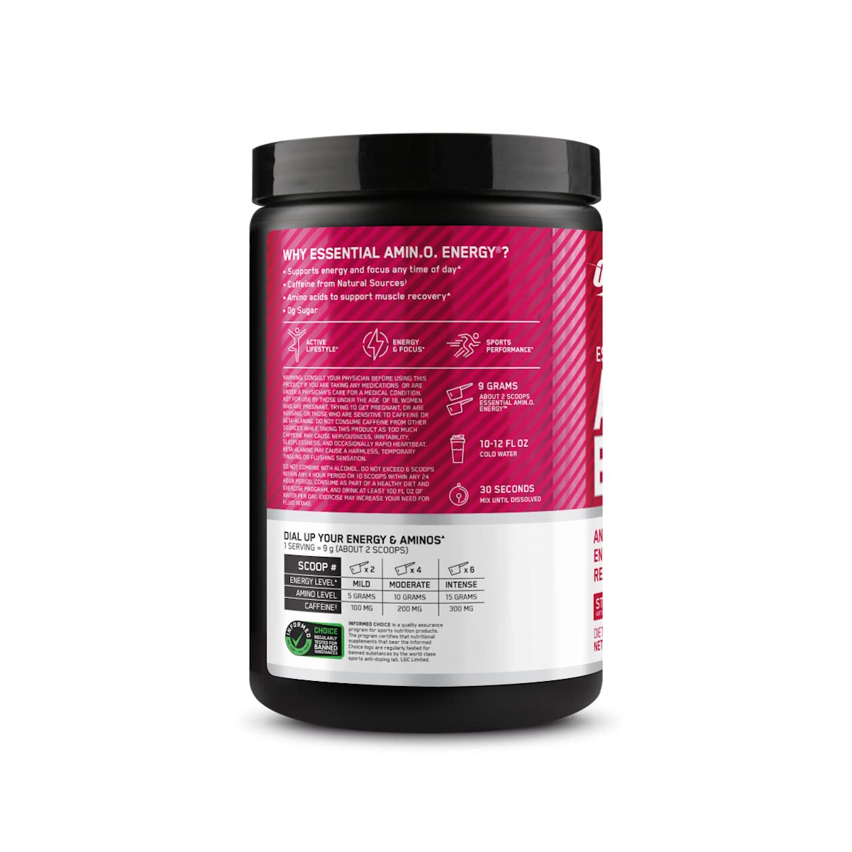 Optimum Nutrition Essential AMIN.O. ENERGY flavour options