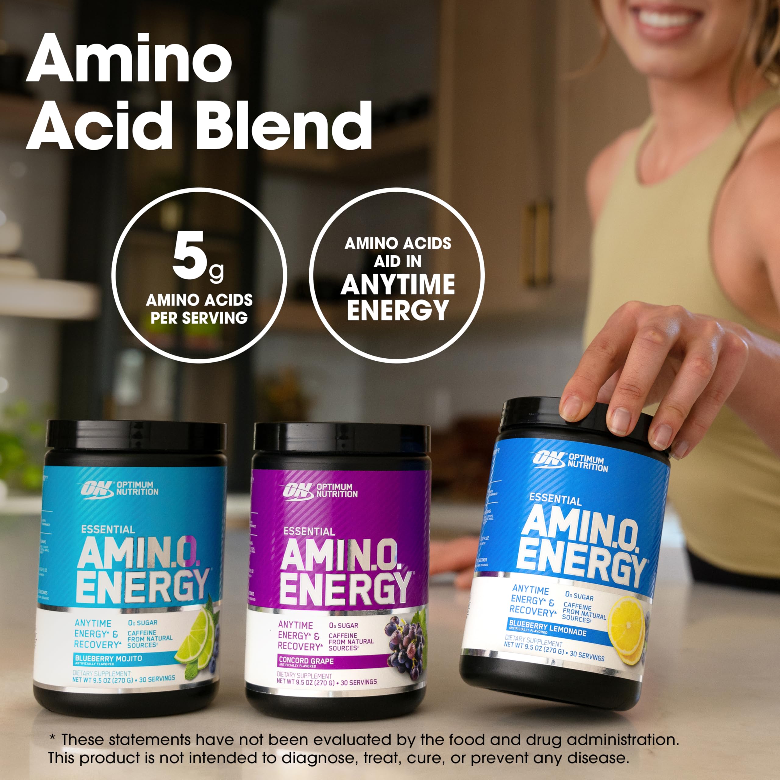 Optimum Nutrition Essential Amino Energy 270g with shaker