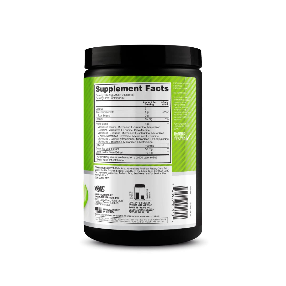Optimum Nutrition Essential Amino Energy 270g with shaker