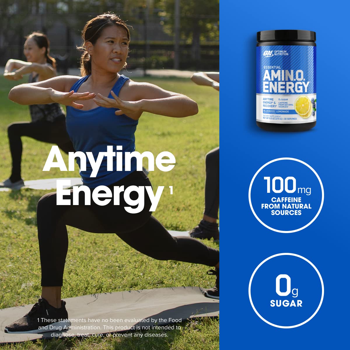 Optimum Nutrition Essential Amino Energy 358g with scoop