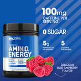 Optimum Nutrition Essential Amino Energy 585g side view