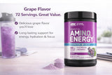 Optimum Nutrition Essential Amino Energy + Electrolytes 737g scoop and powder