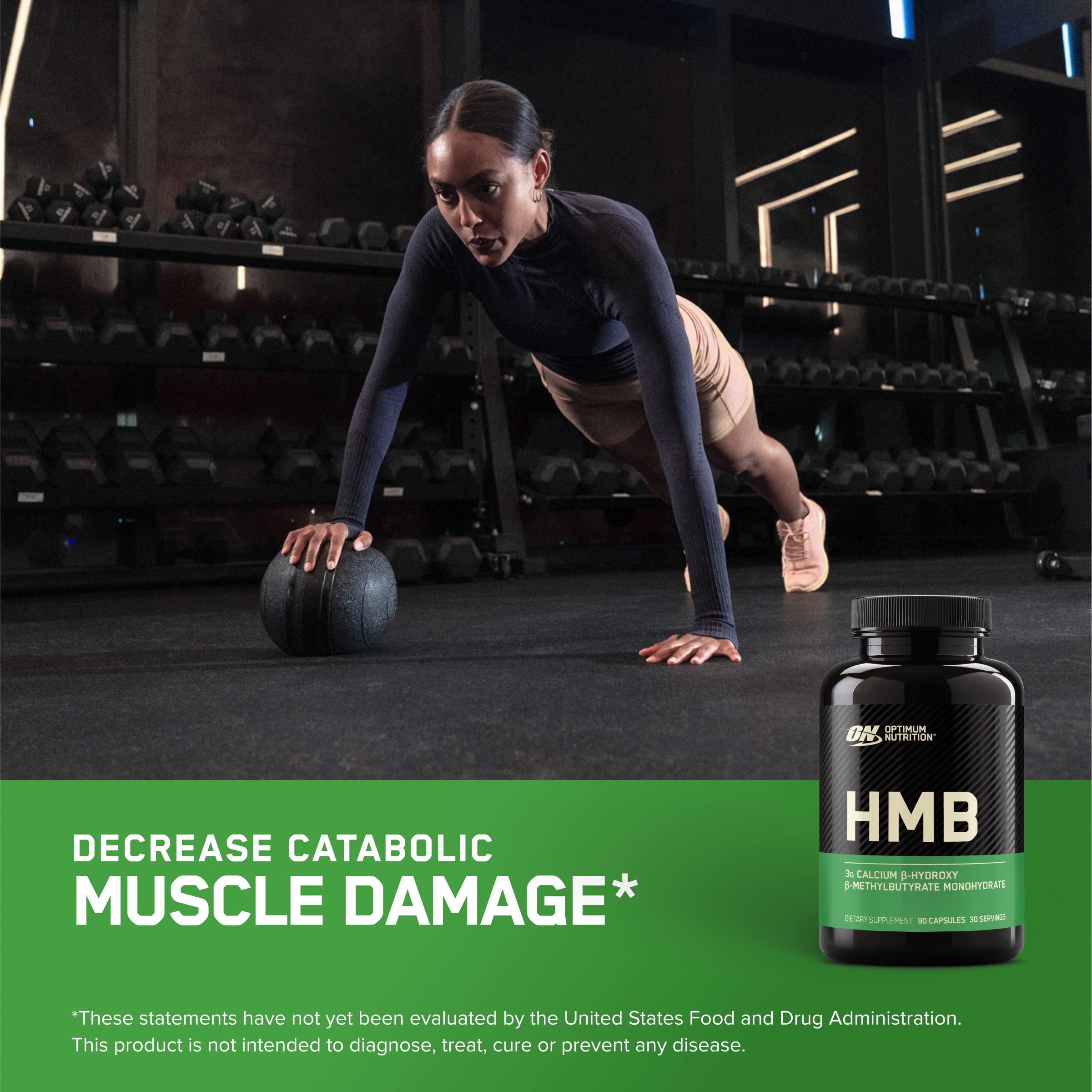 Optimum Nutrition HMB 1000mg capsules close-up of capsules
