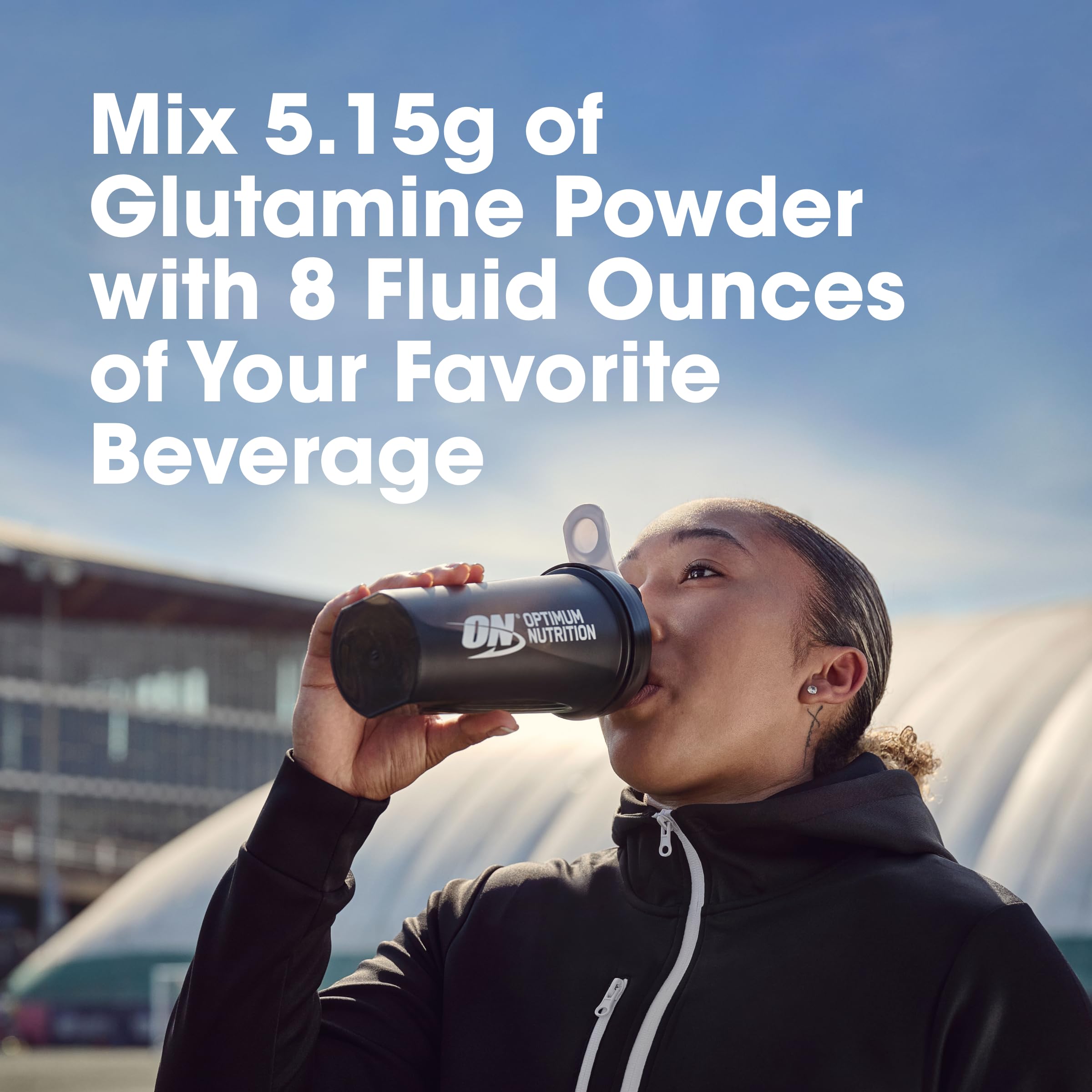 Optimum Nutrition L-Glutamine Muscle use Powder 300g scoop