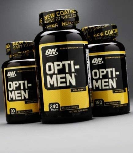 Optimum Nutrition Opti-Men Supplement 150 Count dosage instructions