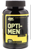 Optimum Nutrition Opti-Men Supplement 150 Count nutritional information
