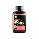 Optimum Nutrition Opti-Women Multivitamin side view with nutrition facts