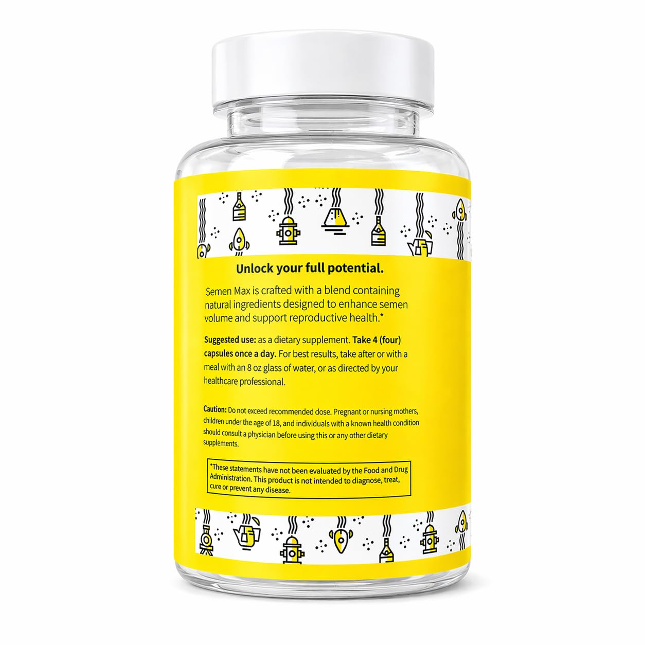 Optimum Research Labs Semen Max capsules in a bottle