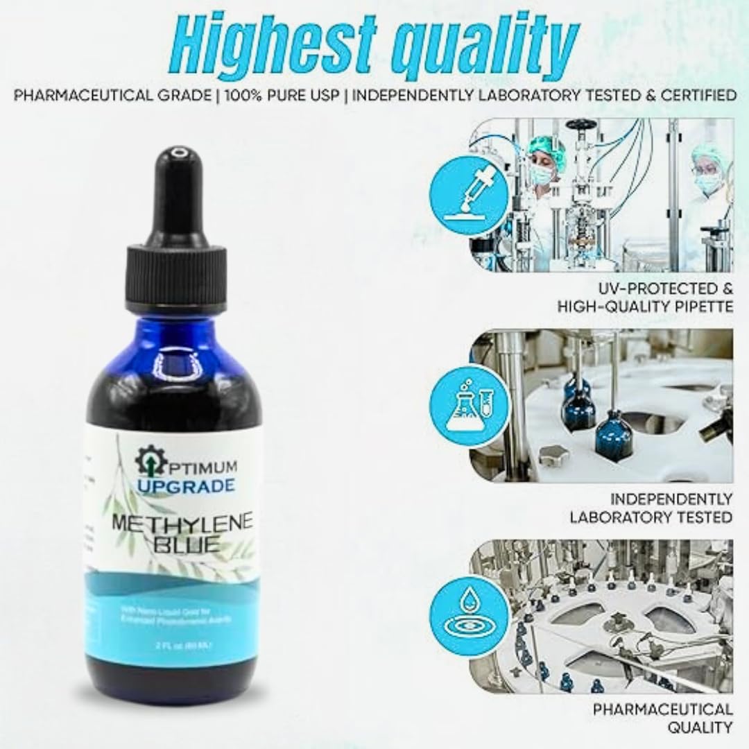 Optimum Upgrade Methylene Blue Supplement ingredients list