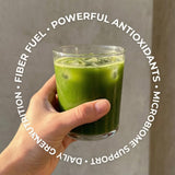 Optiverd Spirulina Superfood Powder 272g close-up of the powder