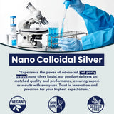 OPTIVIDA Colloidal Silver 10 ppm Liquid Supplement BPA-free bottle