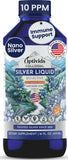OPTIVIDA Colloidal Silver 10 ppm Liquid Supplement front view
