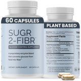 OPTIVIDA SugR-2-FibR Blood Sugar Support Capsules front view