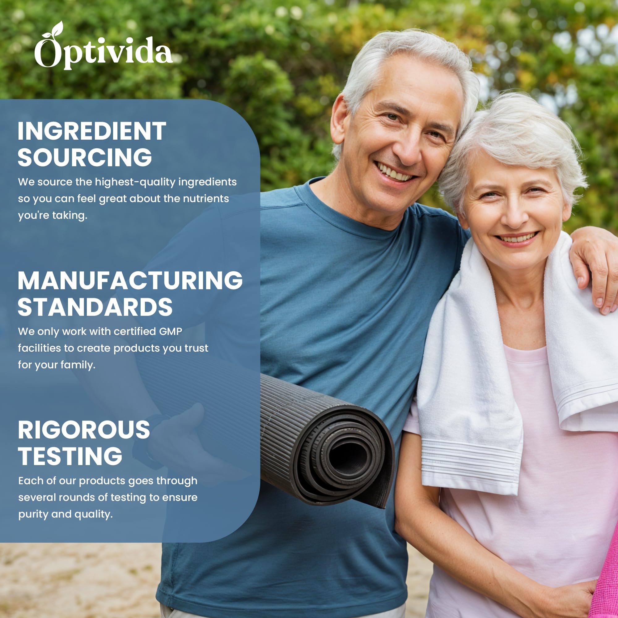 OPTIVIDA SugR-2-FibR nutritional information on the label