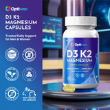 Optiwav D3 K2 Magnesium Capsules close-up of capsules