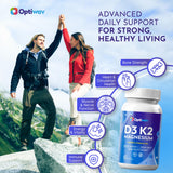 Optiwav D3 K2 Magnesium Capsules nutritional information