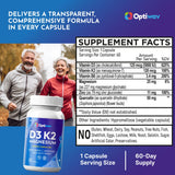 Optiwav D3 K2 Magnesium Capsules packaging details