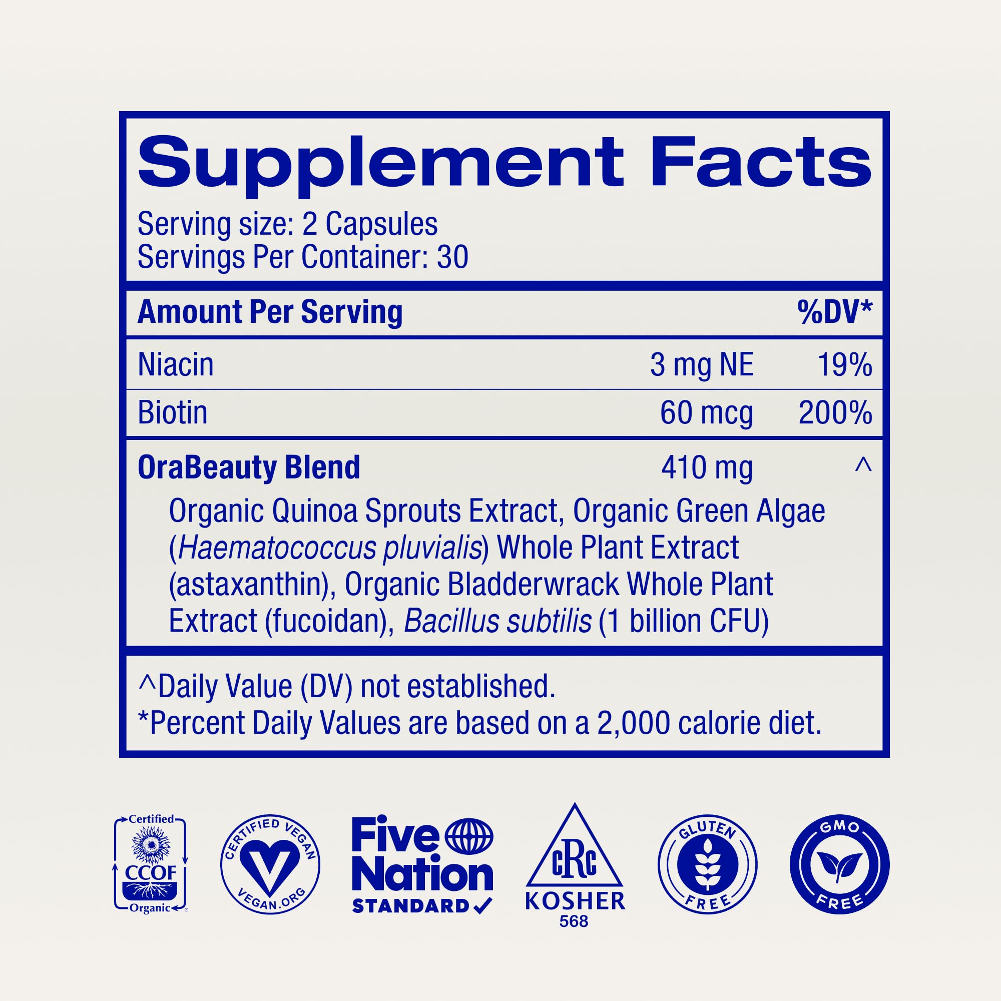 Ora Organic Be-you-tiful Biotin Supplement lifestyle image