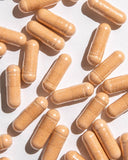Ora Organic DHA Omega-3 Algae Capsules in a natural setting