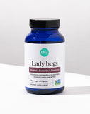 Ora Organic Lady Bugs Prebiotic Capsules opened bottle