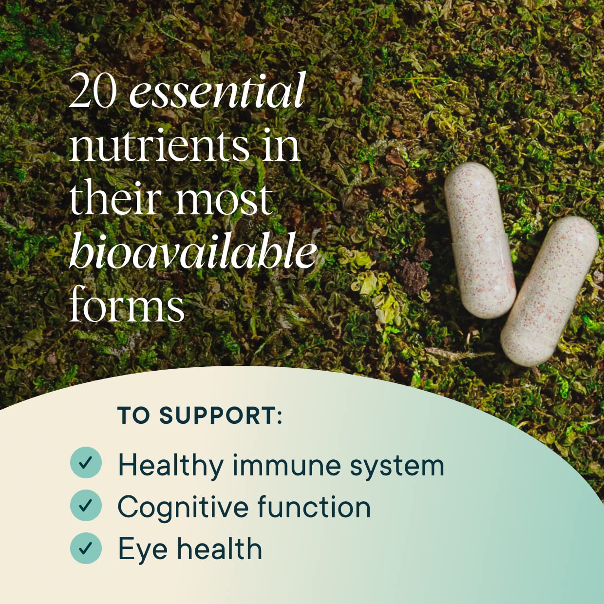 Ora Organic Modern Multi Multivitamin with measuring spoon