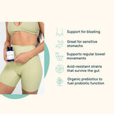 Ora Organic Probiotic Supplement vegan capsules close-up