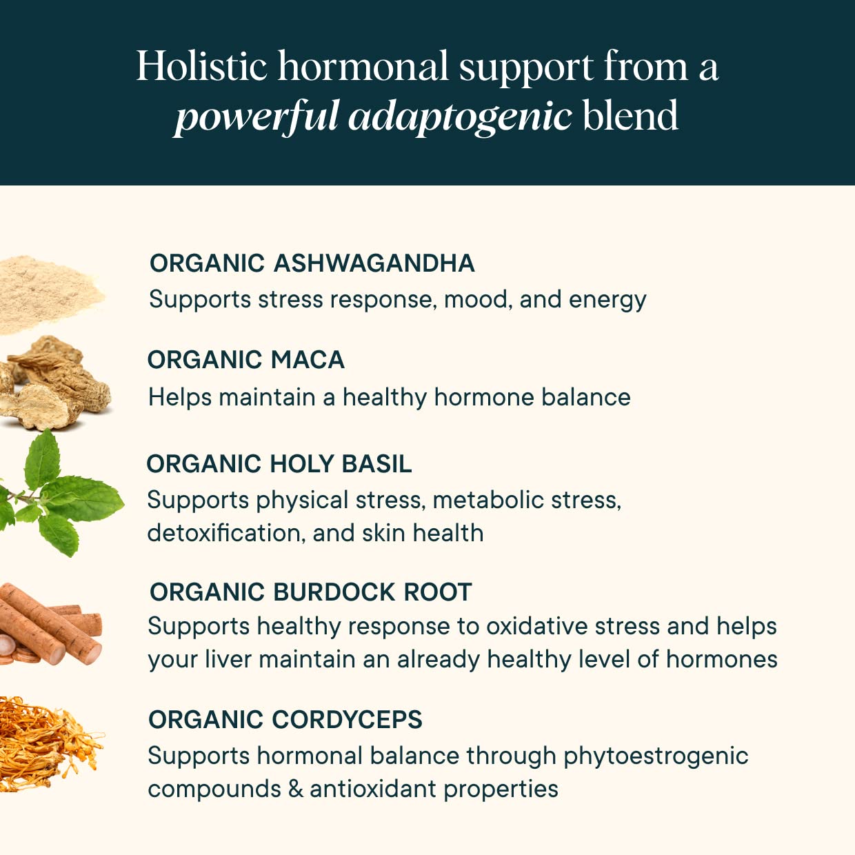 Ora Organic Support Capsules 222g on a wooden table
