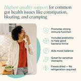 Ora Organic Synbiotic Prebiotic Capsules on a table