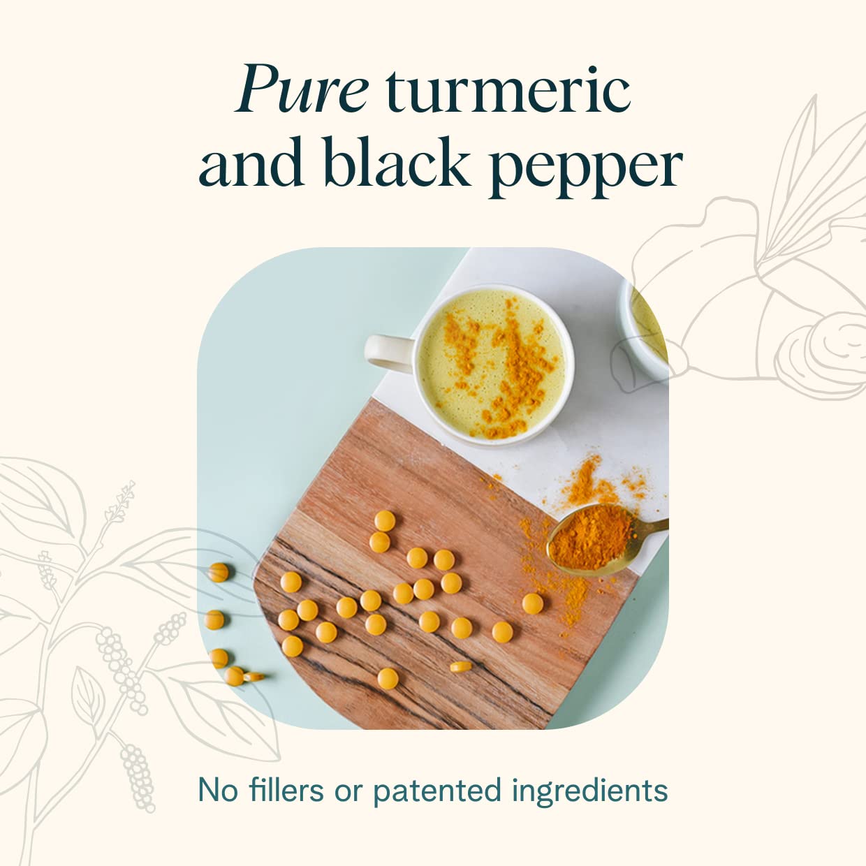 Ora Organic Turmeric Curcumin Supplement 1500mg packaging