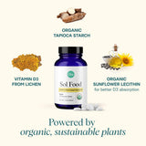 Ora Organic Vegan Vitamin D3 Chewables 2000 IU chewable tablet close-up