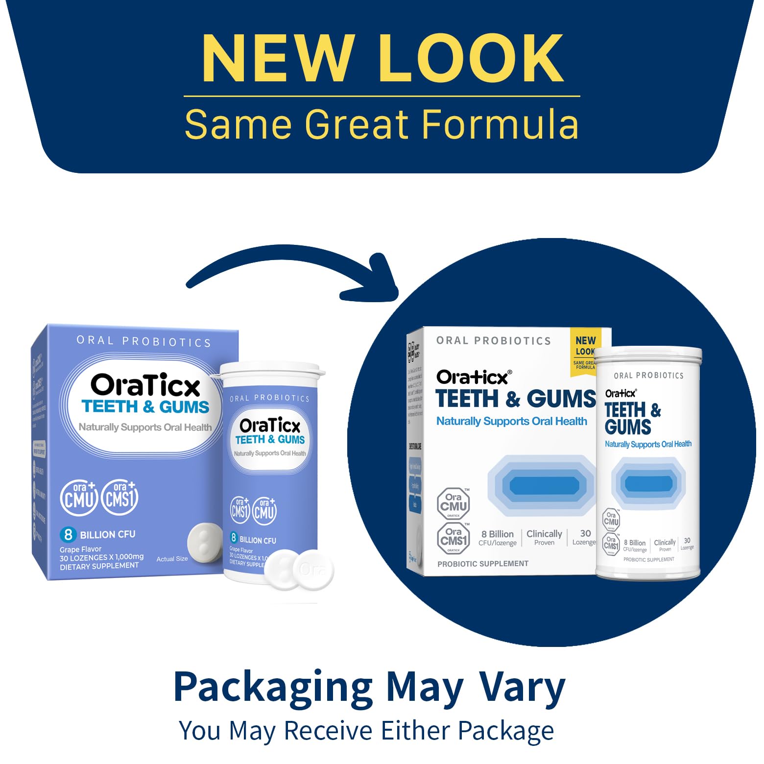 OraTicx Probiotics close-up of capsule