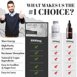 ORBILIVE Shilajit Tablets displayed with lifestyle items