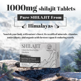 ORBILIVE Shilajit Tablets with natural background