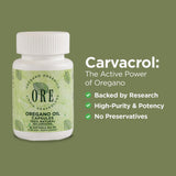 ORE High-Potency Oregano Oil Softgels side view