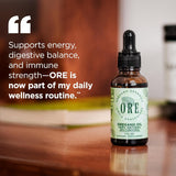 ORE Mexican Oregano Oil 30ml dropper bottle ingredients list