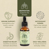 ORE Mexican Oregano Oil 30ml dropper bottle side view