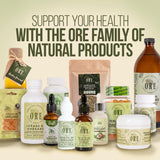ORE Oregano Oil Softgels showing quantity in bottle
