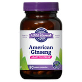 Oregon's Wild Harvest American Ginseng Capsules front view