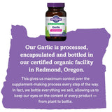 Oregon's Wild Harvest Garlic Capsules with a natural background