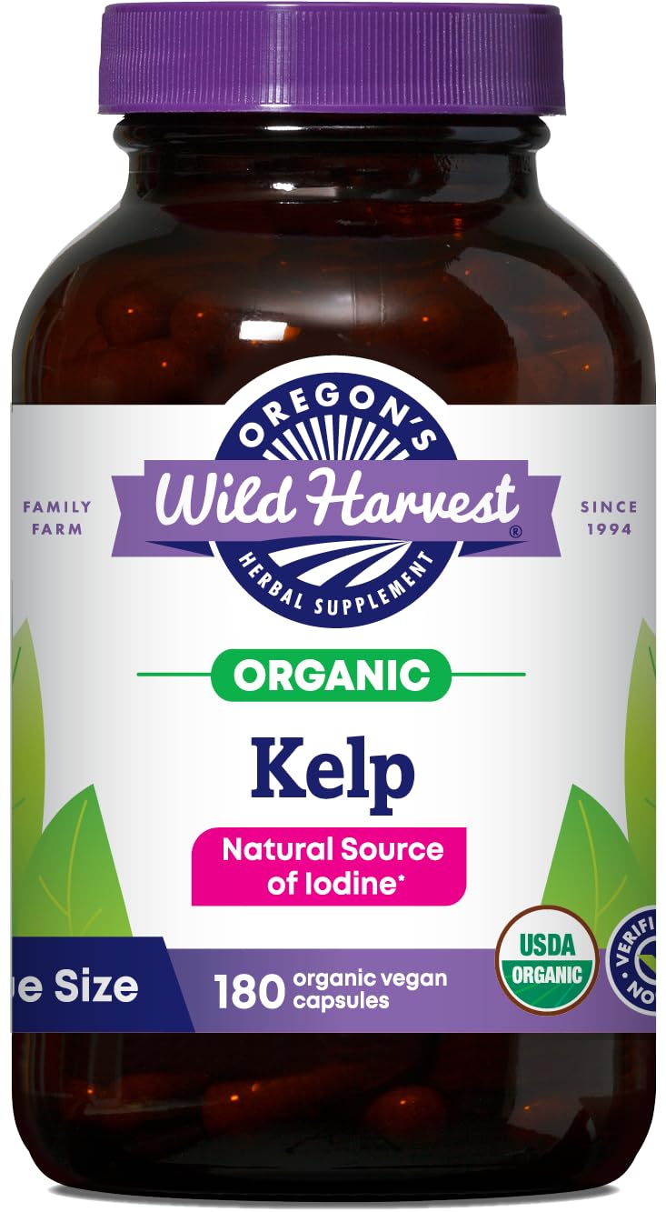 Oregon's Wild Harvest Kelp Herbal Supplement 340g front view