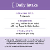 Oregon's Wild Harvest Kelp Herbal Supplement 340g in a natural setting