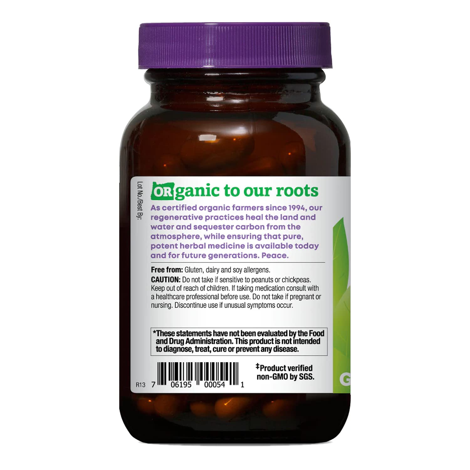 Oregon's Wild Harvest Licorice Root Supplement packaging