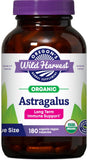 Oregon's Wild Harvest Organic Astragalus Root 1125mg Capsules front view