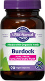 Oregon's Wild Harvest Organic Burdock Root 90 capsules front view