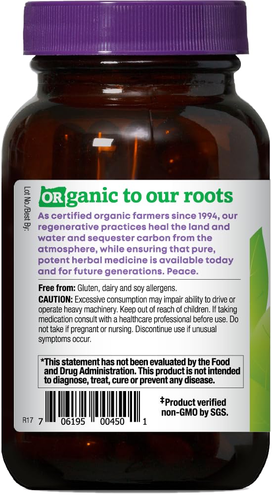Oregon's Wild Harvest Passionflower Capsules bottle with label