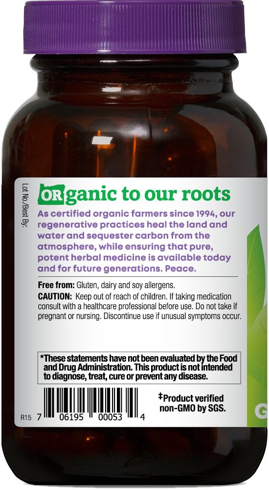 Oregon's Wild Harvest Saw Palmetto 90 organic vegan capsules packaging