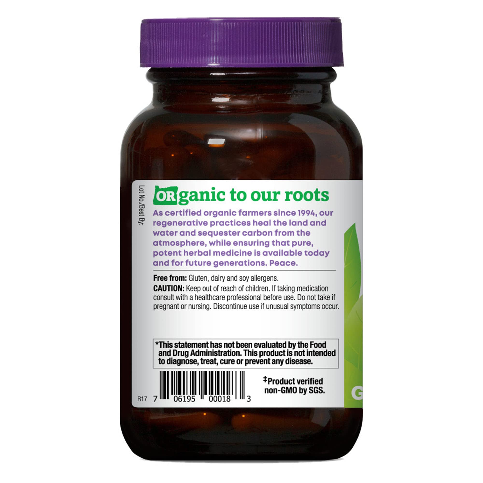 Oregon's Wild Harvest Saw Palmetto capsules on wooden table